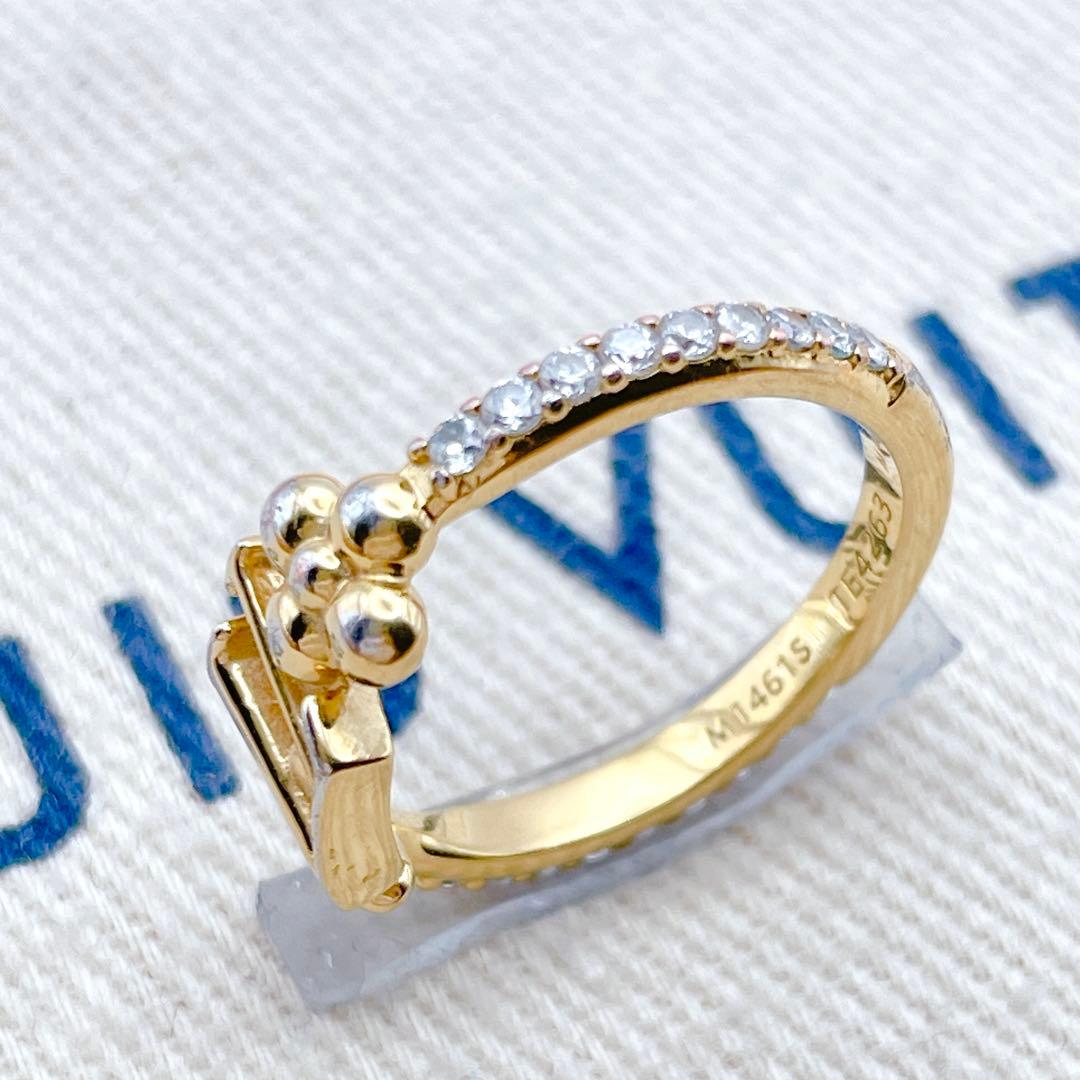 LOUIS VUITTON アイコニック　リング　ラインストーン　10号