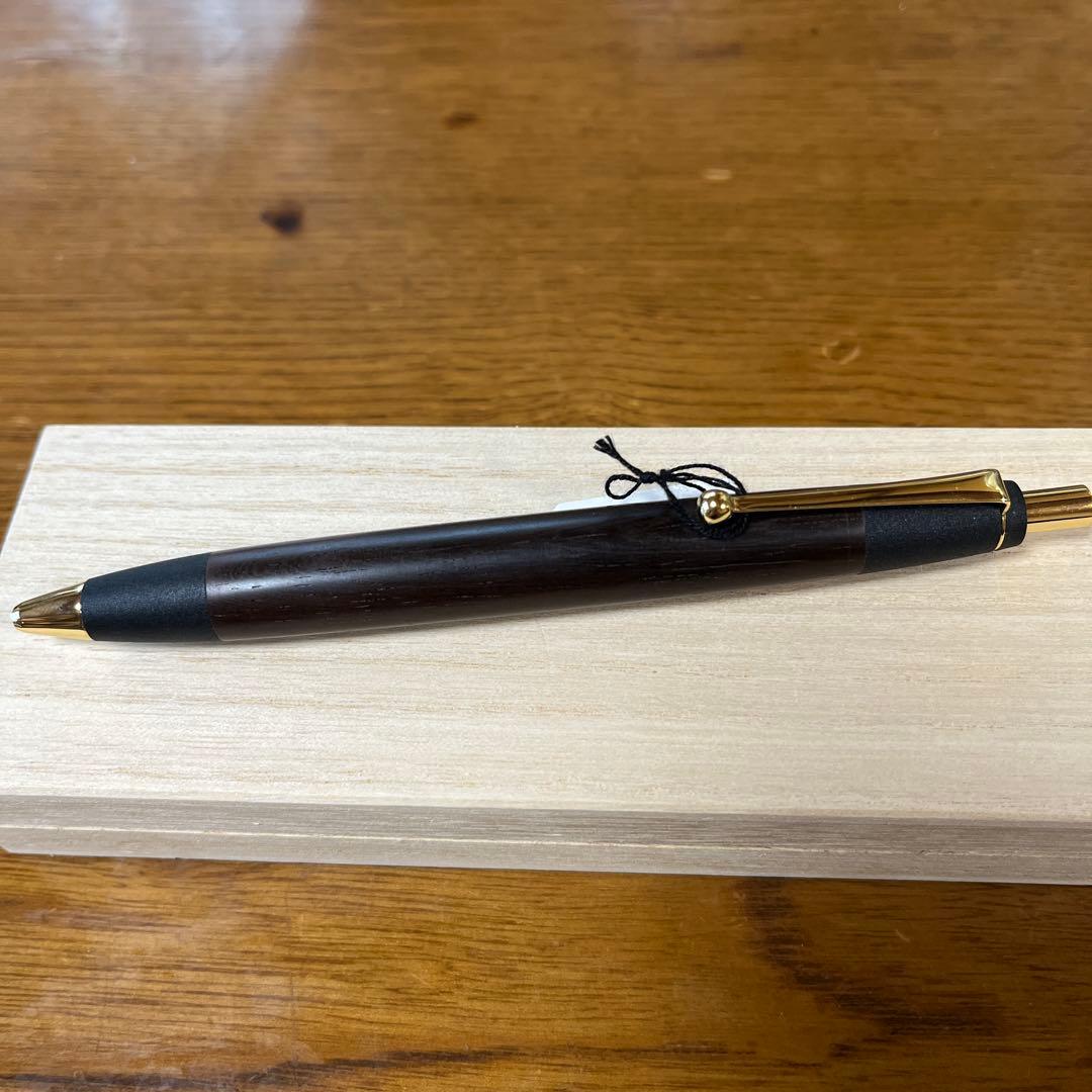 野原工芸　希少　ハカランダ　ブラジリアンローズウッド　ボールペン　未使用品