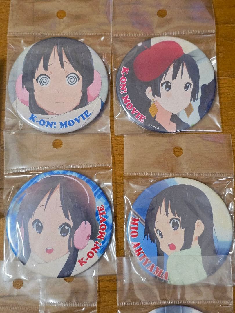 けいおん！ 秋山澪 TBS限定 缶バッジ アクリルスティック コンプリートセット