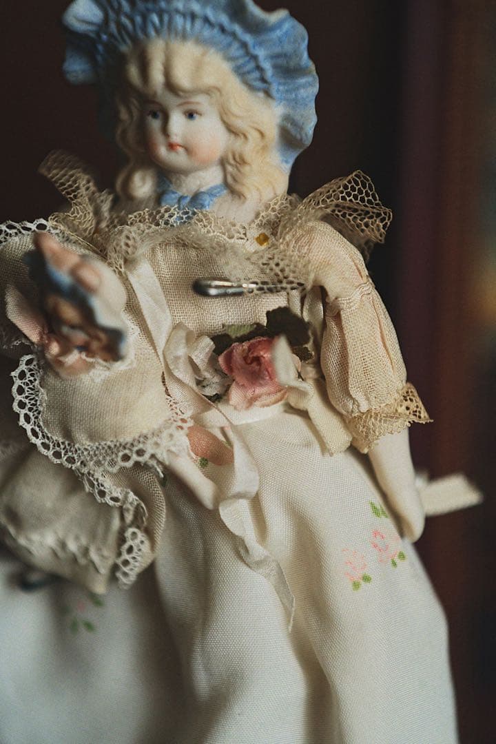 チャイナヘッドドール ビスクドール ミニョネット ミニチュア