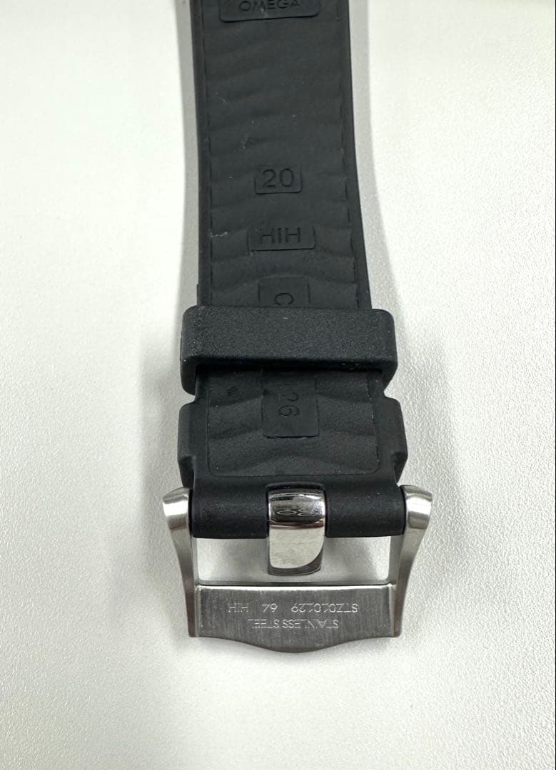【かっちゃん】オメガ　シーマスターラバーストラップ バックル付
