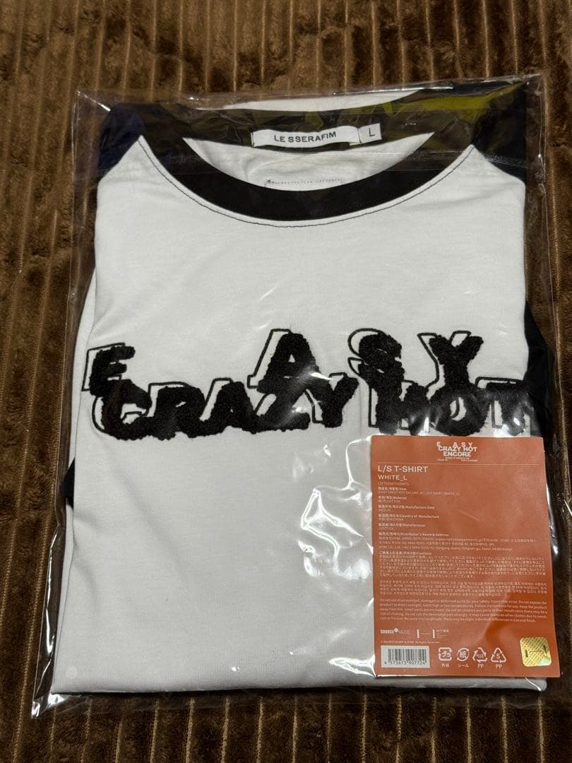 LE SSERAFIM 東京ドーム T-SHIRT WHITE LロンT