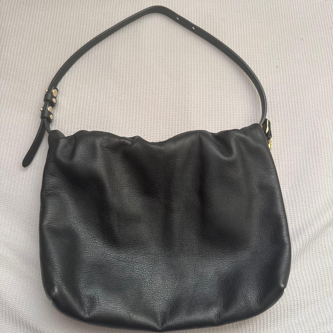 gemeil レザーワンハンドルバック　ブラック