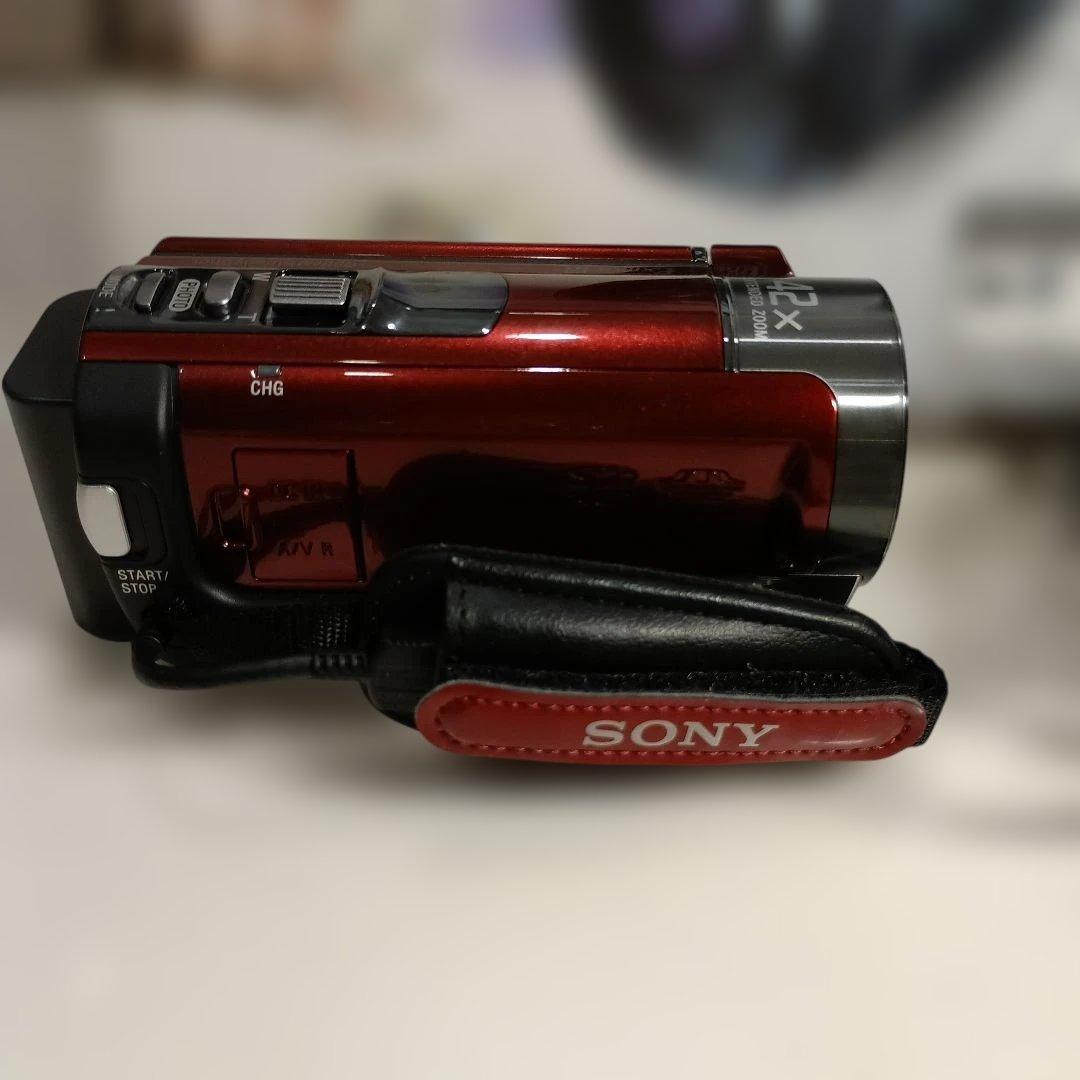 SONY HDR-CX180 ビデオカメラ レッド 本体