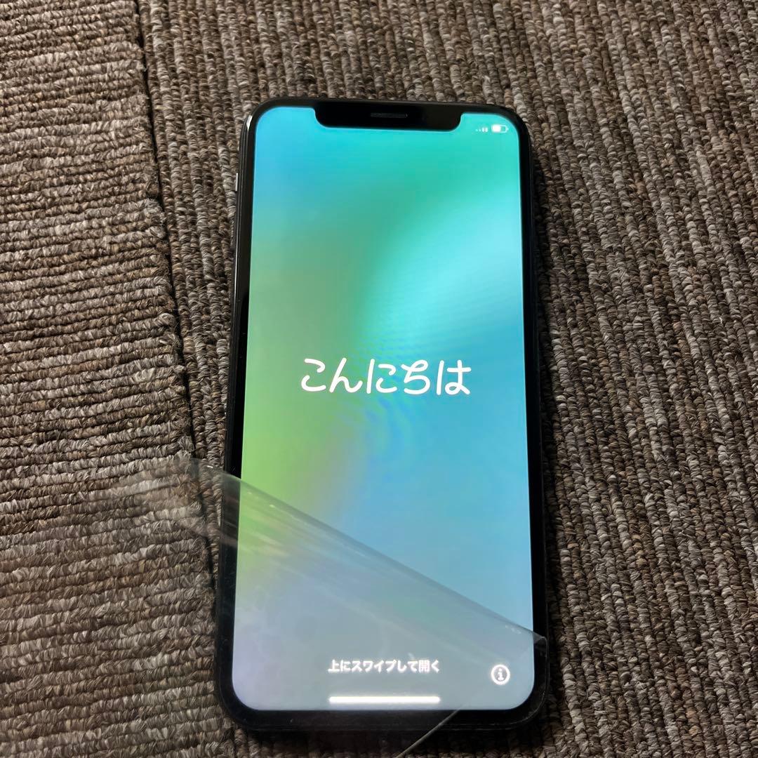【iPhone XS】　液晶パネル　バッテリー交換済 64GB スペースグレー