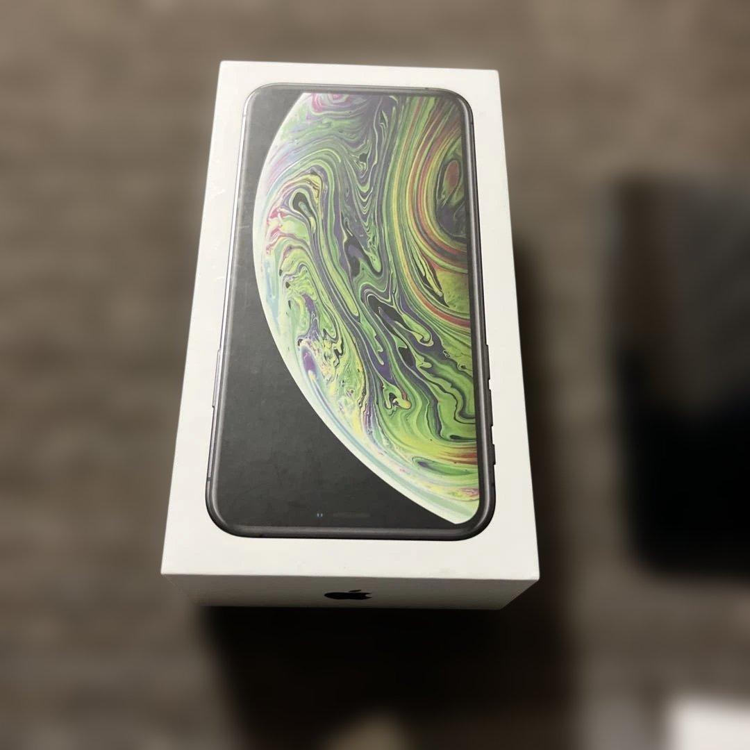 【iPhone XS】　液晶パネル　バッテリー交換済 64GB スペースグレー