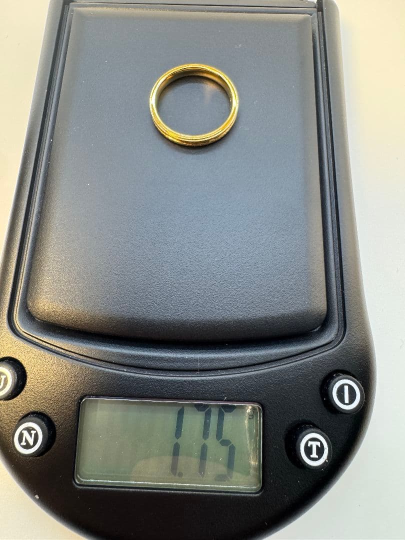 ゴールド 2トーンリング1.75g