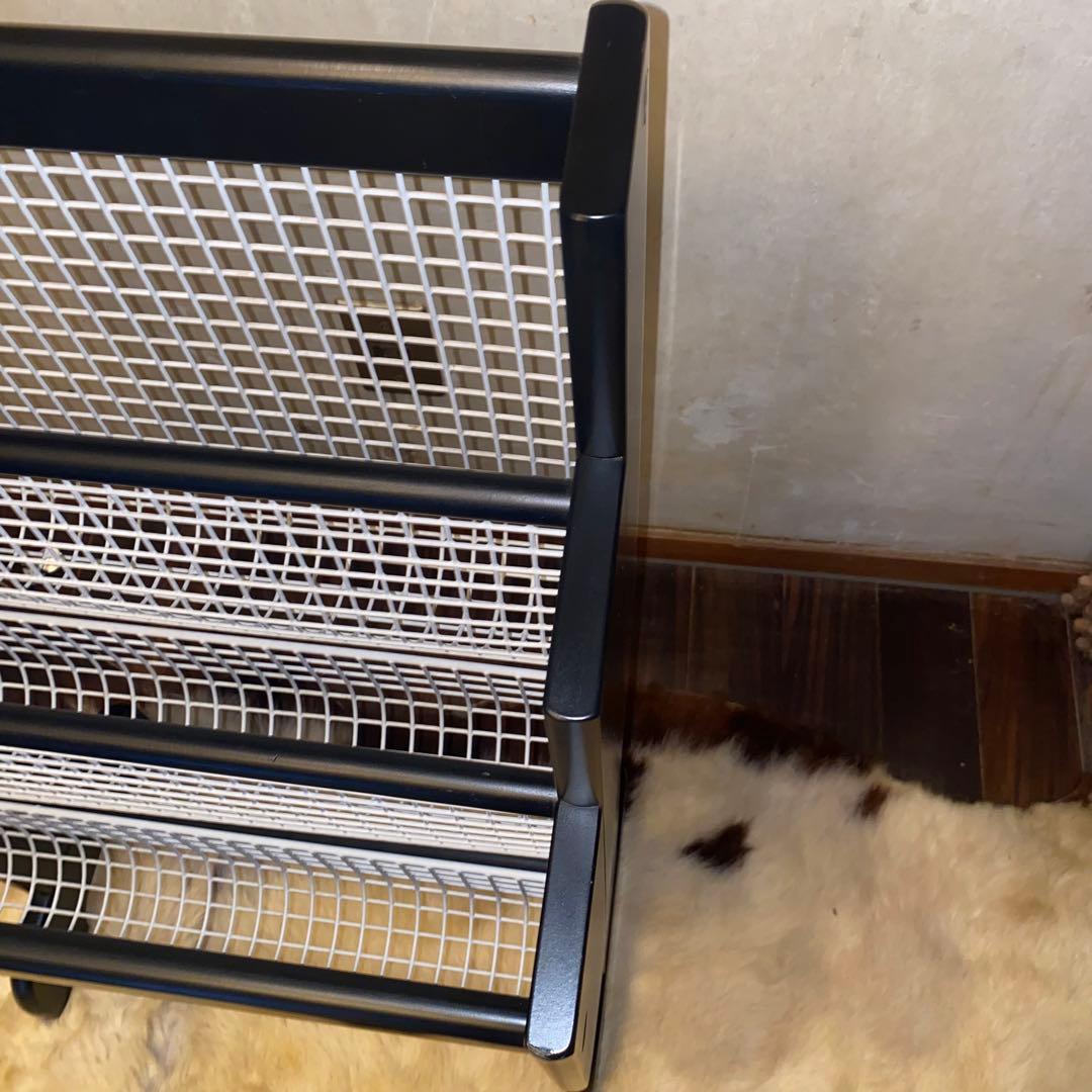 80-90s カリモク マガジンラック ポストモダン　ミッドセンチュリー希少