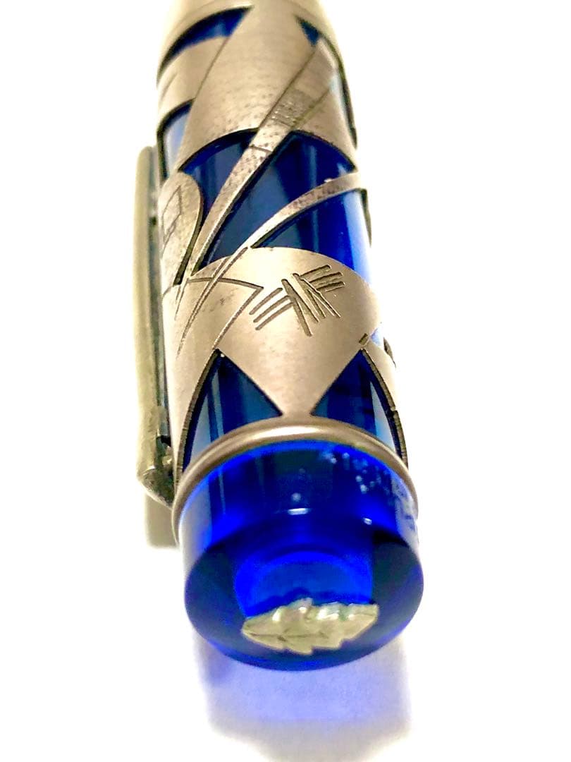 スティピュラ ボールペン ガリレオ・ガリレイ ブルー　スターリングシルバー