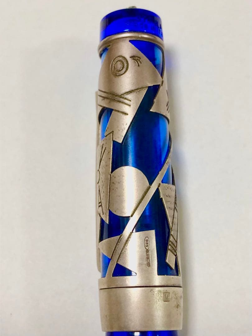 スティピュラ ボールペン ガリレオ・ガリレイ ブルー　スターリングシルバー