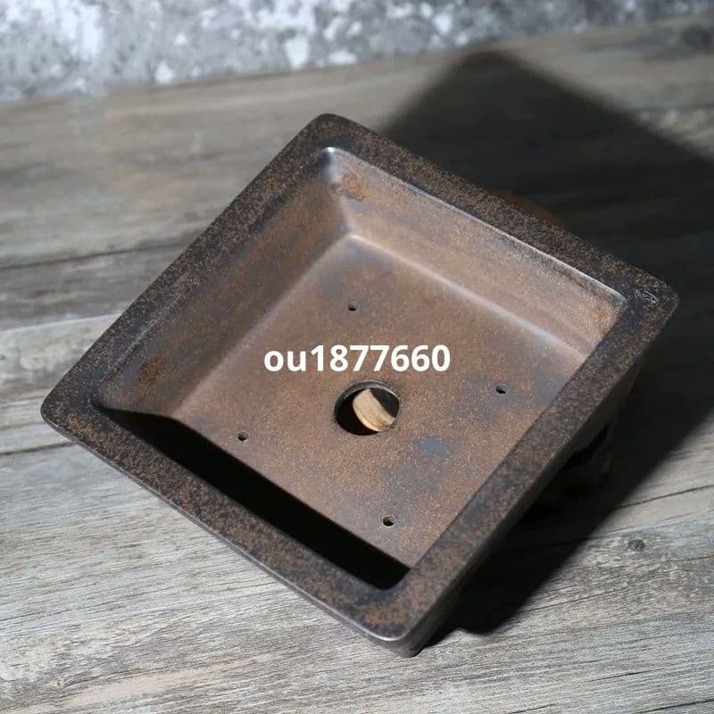 多肉植物鉢 四角い盆 紫砂鉢 盆栽鉢 植木鉢 小品盆栽鉢 大品盆栽鉢