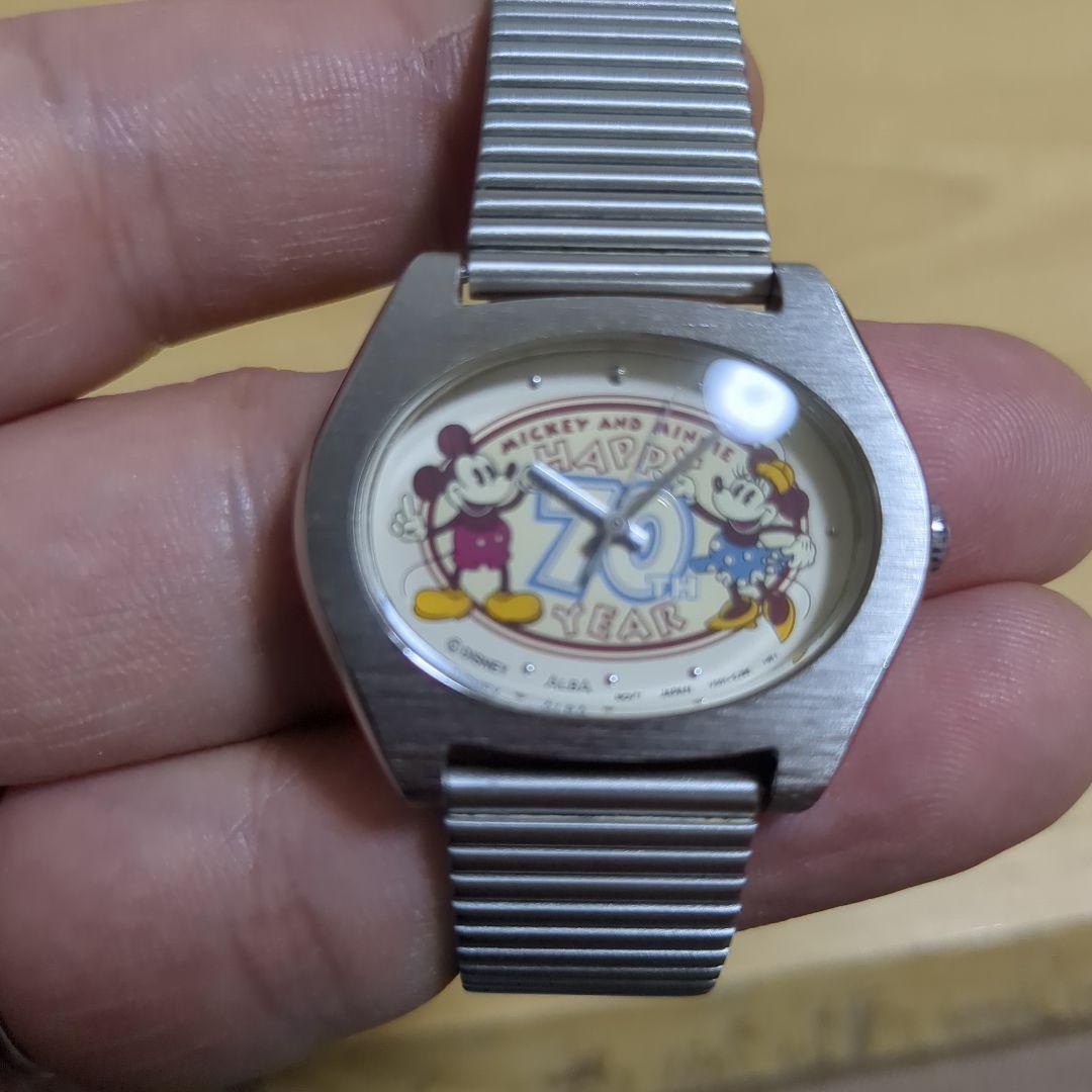 【希少】【美品】SEIKO　ALBA　ディズニー70周年記念　レディース腕時計
