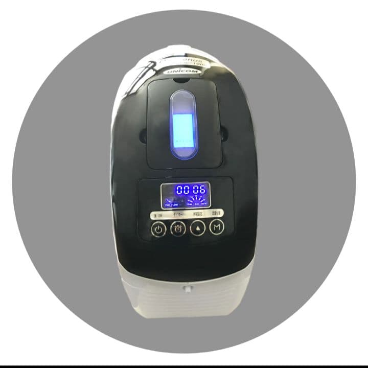✴日本製ユニコム✴オキシビーナス ミニ1000/酸素室S/酸素濃度計　三点セット