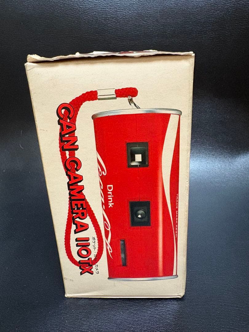 【昭和レトロ】Coca-Cola コンパクト缶カメラ  未使用品　取扱説明書付き