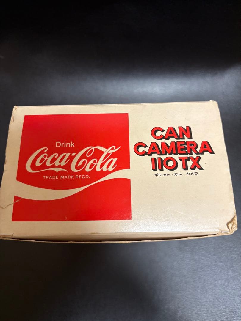 【昭和レトロ】Coca-Cola コンパクト缶カメラ  未使用品　取扱説明書付き