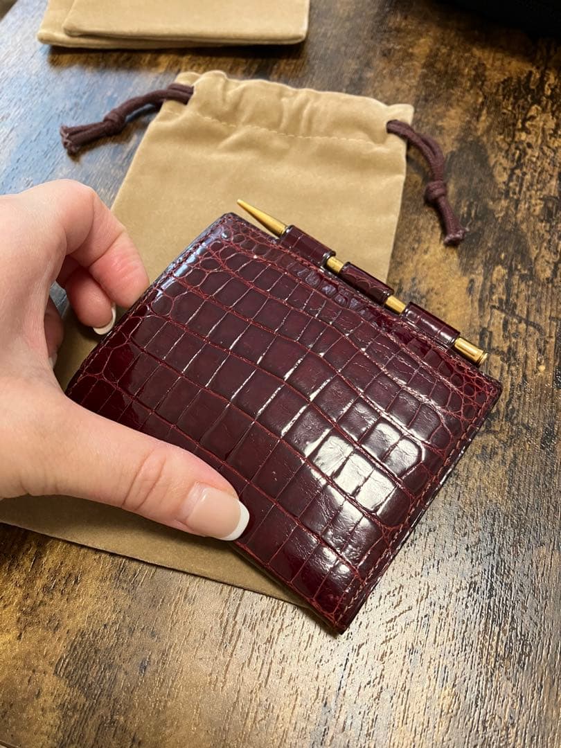 （超希少）エルメス　1977年　クロコ手帳