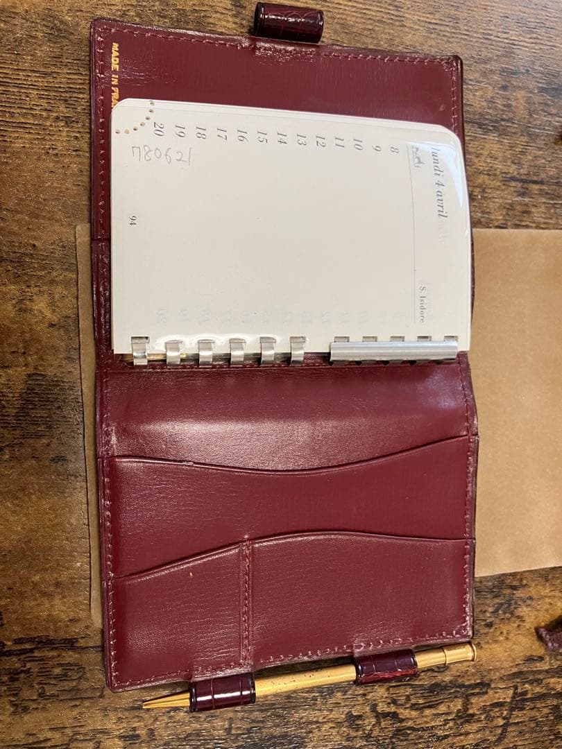 （超希少）エルメス　1977年　クロコ手帳