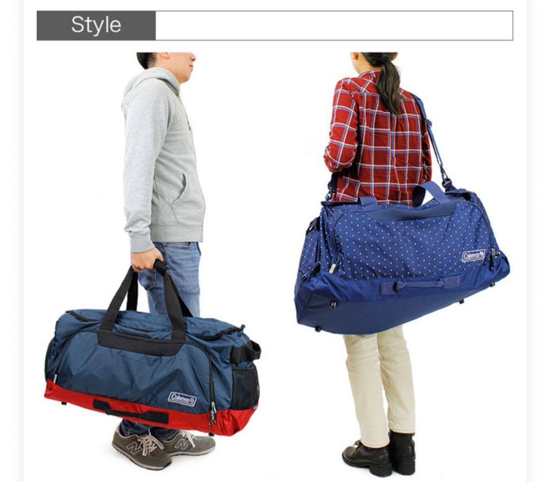 Coleman ボストンバッグ LG 80L 黒 ブラック