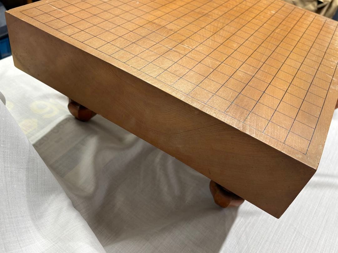 碁盤 碁石付き 希少 囲碁 碁石 本蛤碁石 碁盤セット