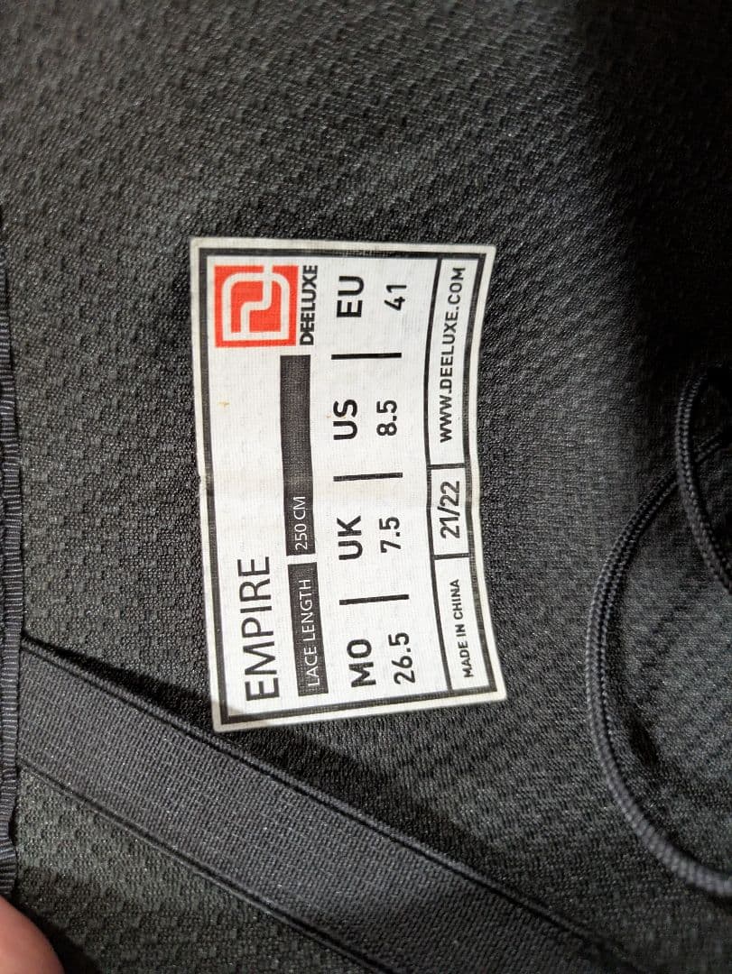 スノーボード DEELUXE EMPIRE 26.5cm 21-22