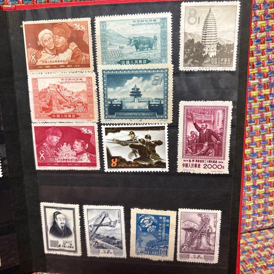 ケ*ジ様 中国切手（1952年〜1978年）