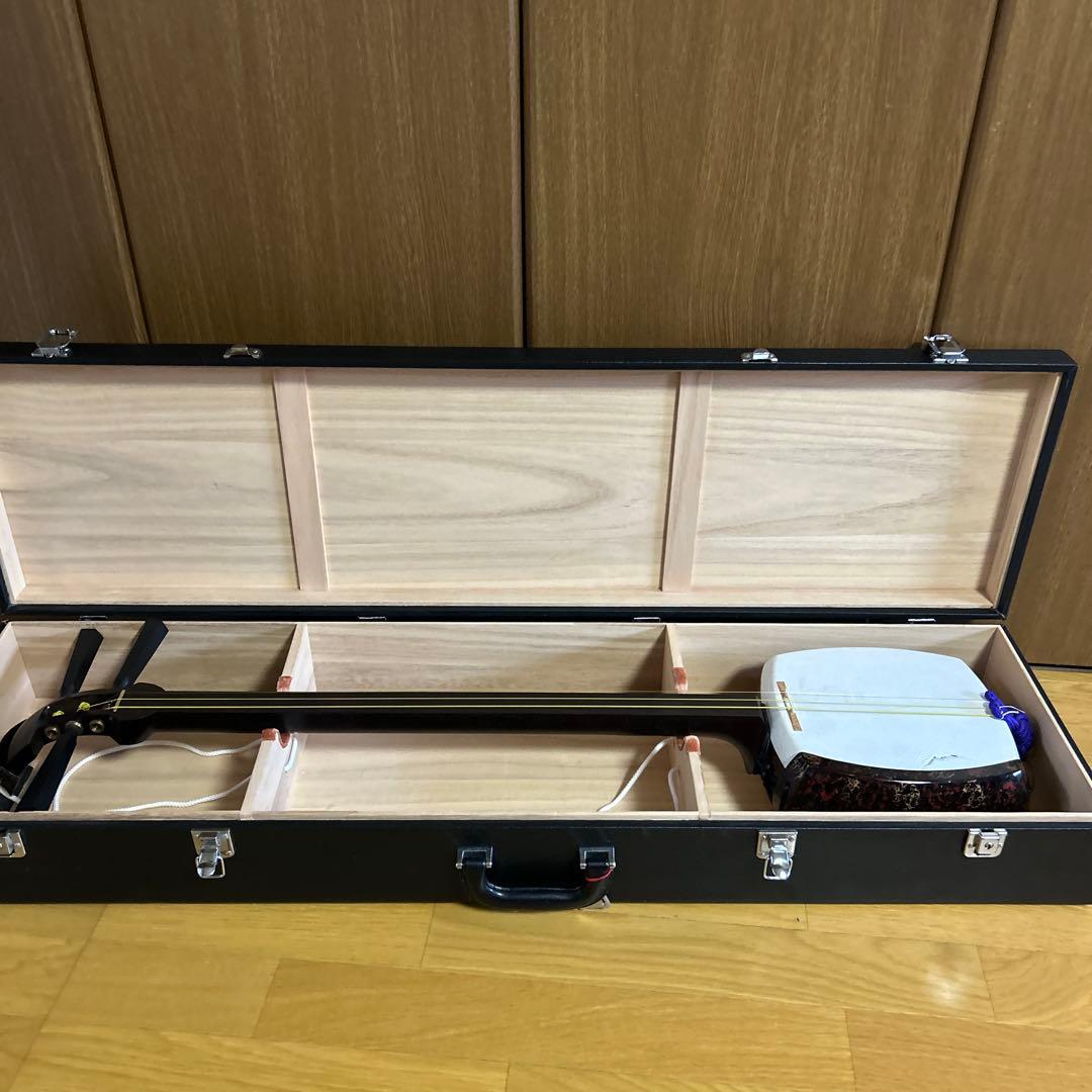 紅木津軽三味線本体 破れ有り