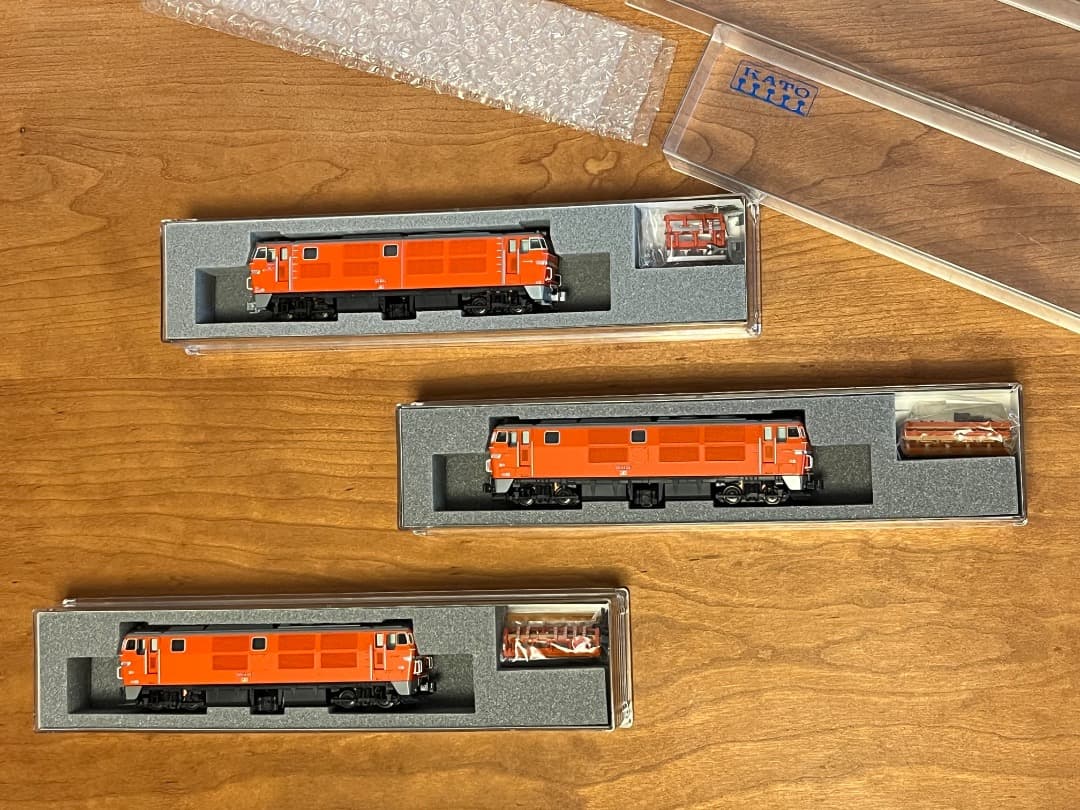 値下げ　KATO Nゲージ DD54機関車　３両セット