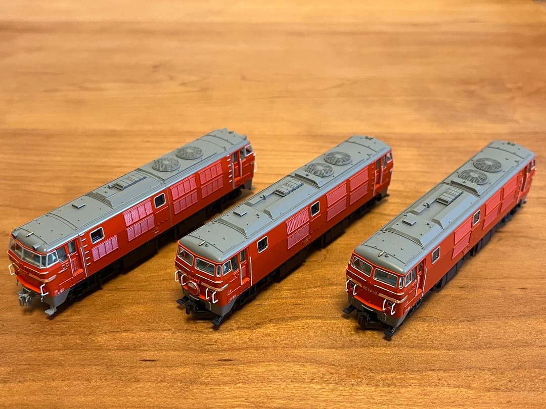 値下げ　KATO Nゲージ DD54機関車　３両セット