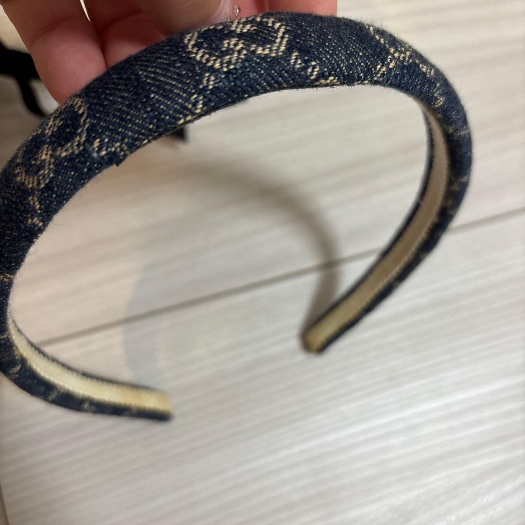 GUCCI カチューシャ　デニム