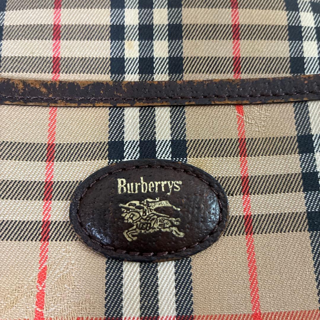 Burberry チェック柄ショルダーバッグ