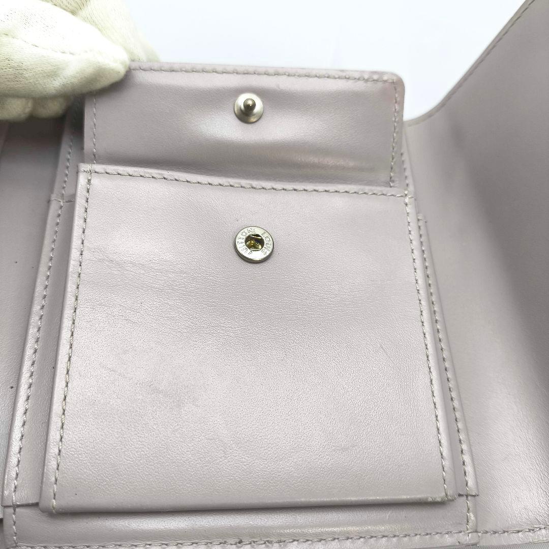 美品 ルイヴィトン エピ ポルトフォイユ エラスティック コンパクトウォレット