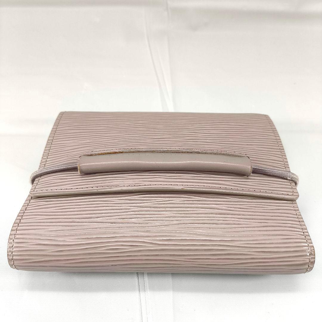 美品 ルイヴィトン エピ ポルトフォイユ エラスティック コンパクトウォレット