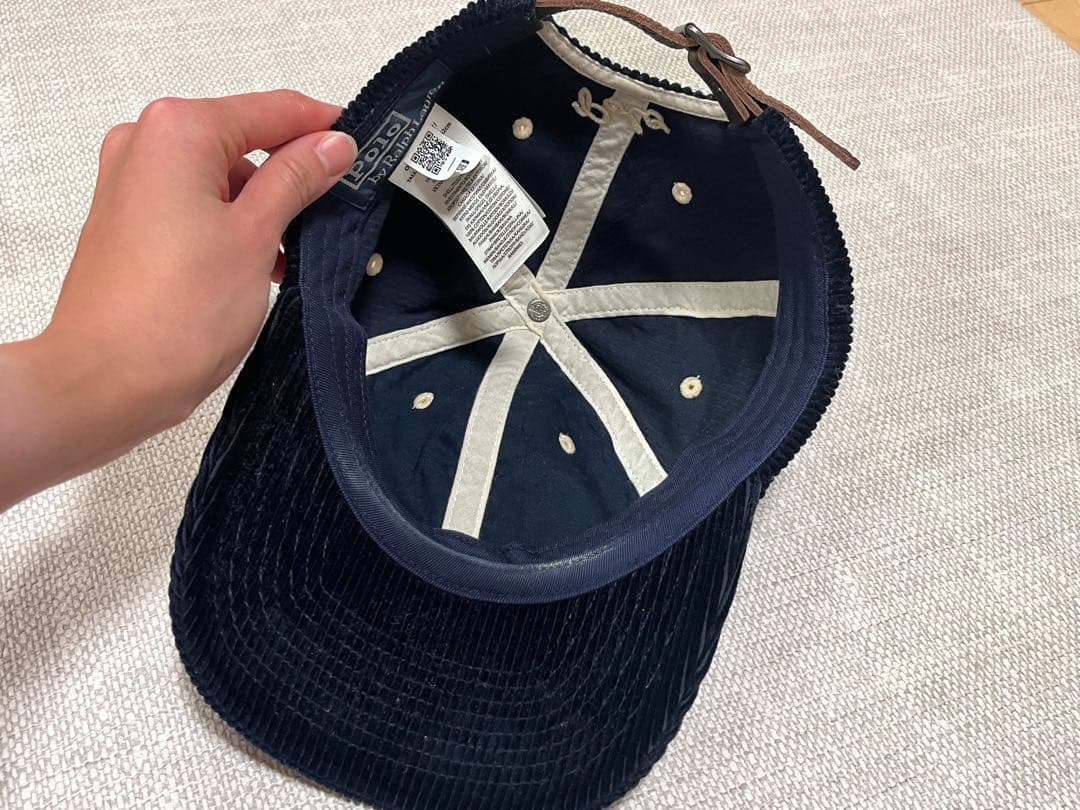 The Ralph ロゴ コーデュロイ ボールキャップ 2025AW／美品