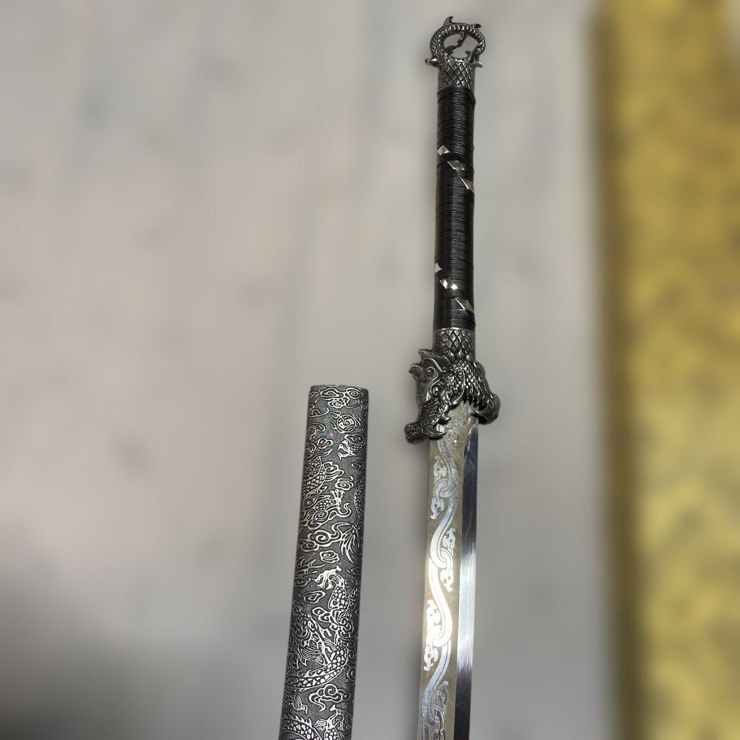 模造刀 中華宝刀剣 龍泉宝剣 唐横刀一体型刀剣