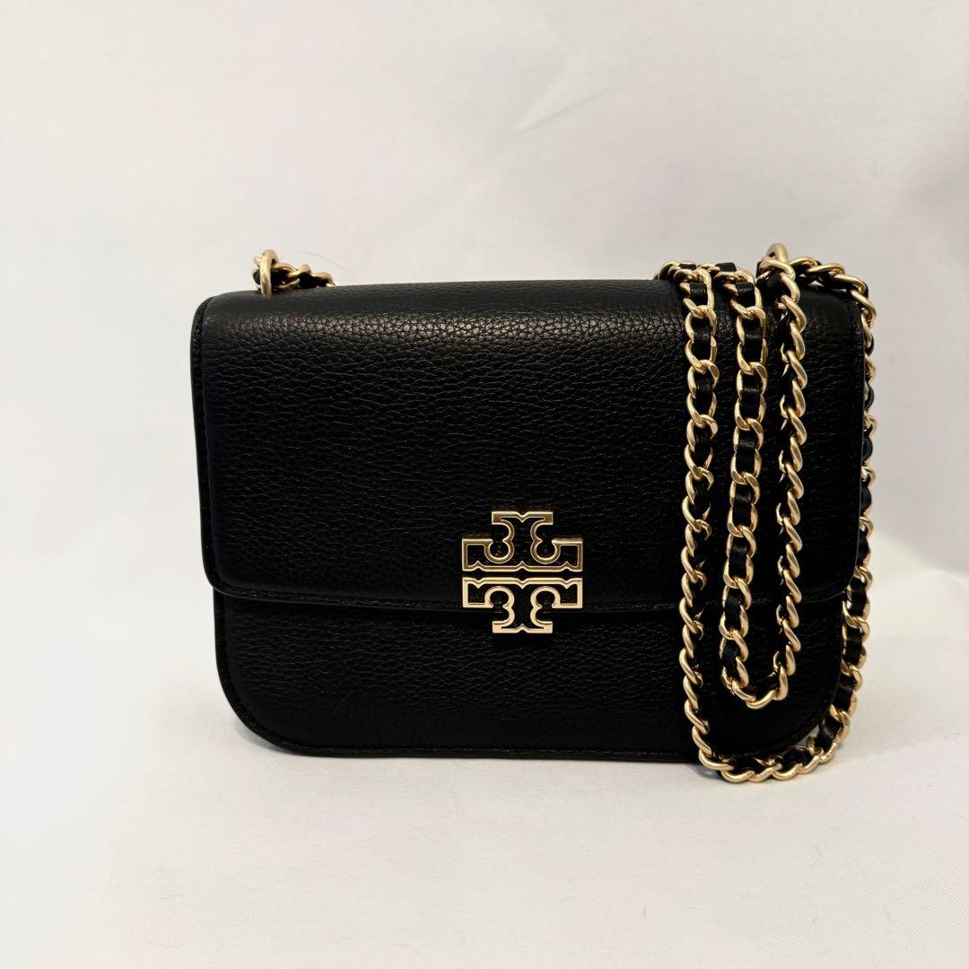 未使用★TORY BURCH 3way スモール レザーショルダーバッグ　黒