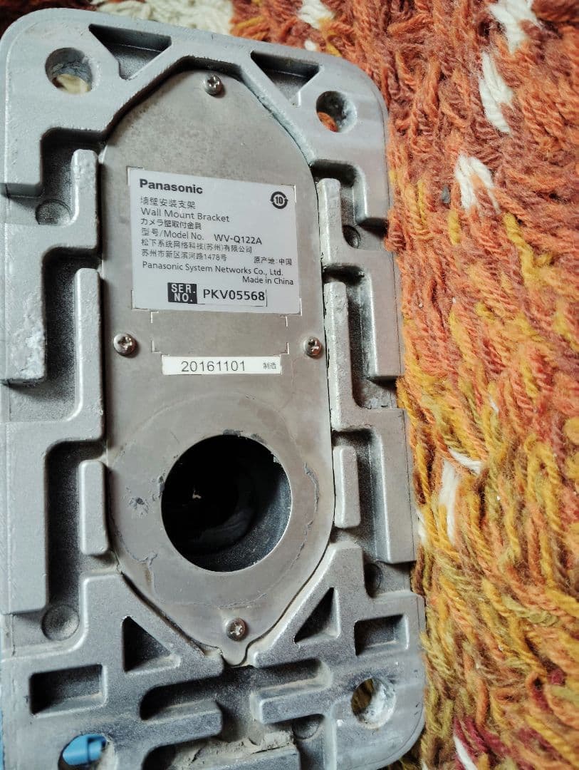 パナソニック Panasonic 監視カメラ用 壁取付金具 WV-Q122A