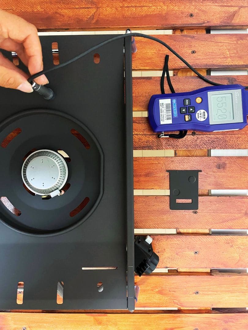 ⭕️「マットブラック耐熱塗装」 スノーピーク　フラットバーナーGS-450R