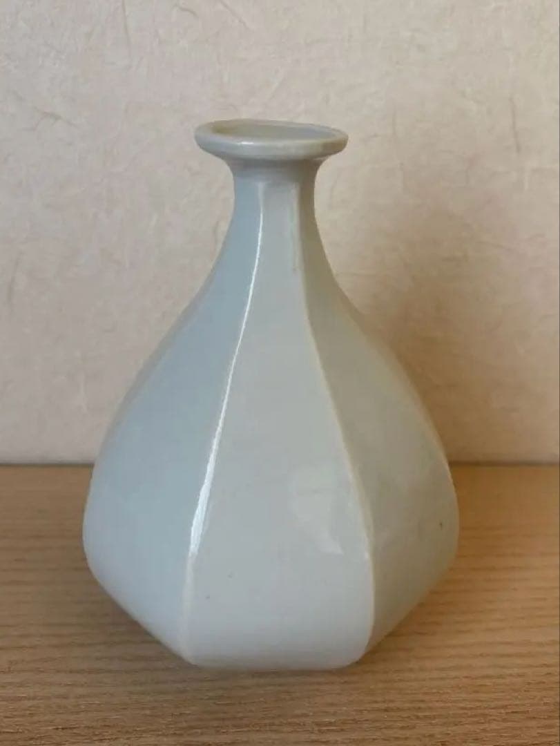 安部 宏の白磁面取徳利