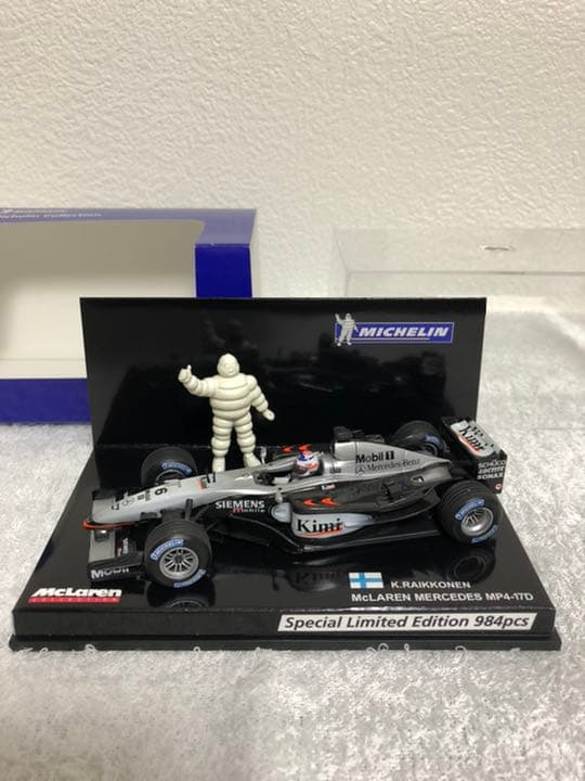 【コンプリート】マクラーレンメルセデス ライコネン ミシュラン特注 1/43