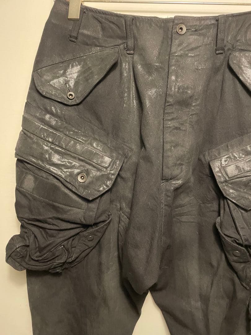 JULIUS 25ss ユリウス ガスマスク トラウザー パンツ ブラック