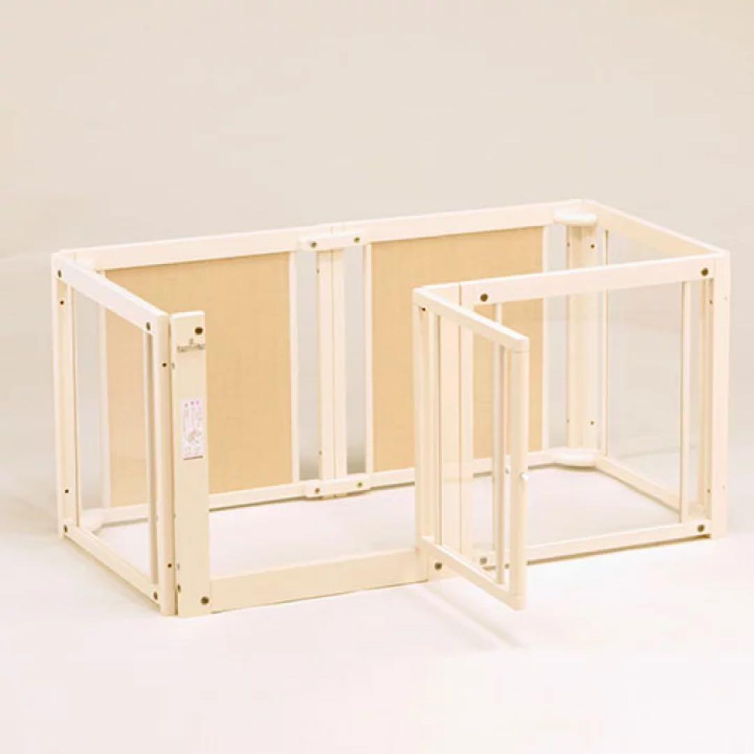 小型犬用透明パネルサークル 60x125x65cm