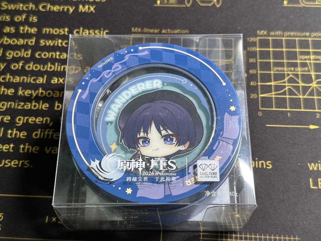 原神　Fes 放浪者　童夢奇珍フィギュア　アクリルマグネットマシュマロ缶　セット