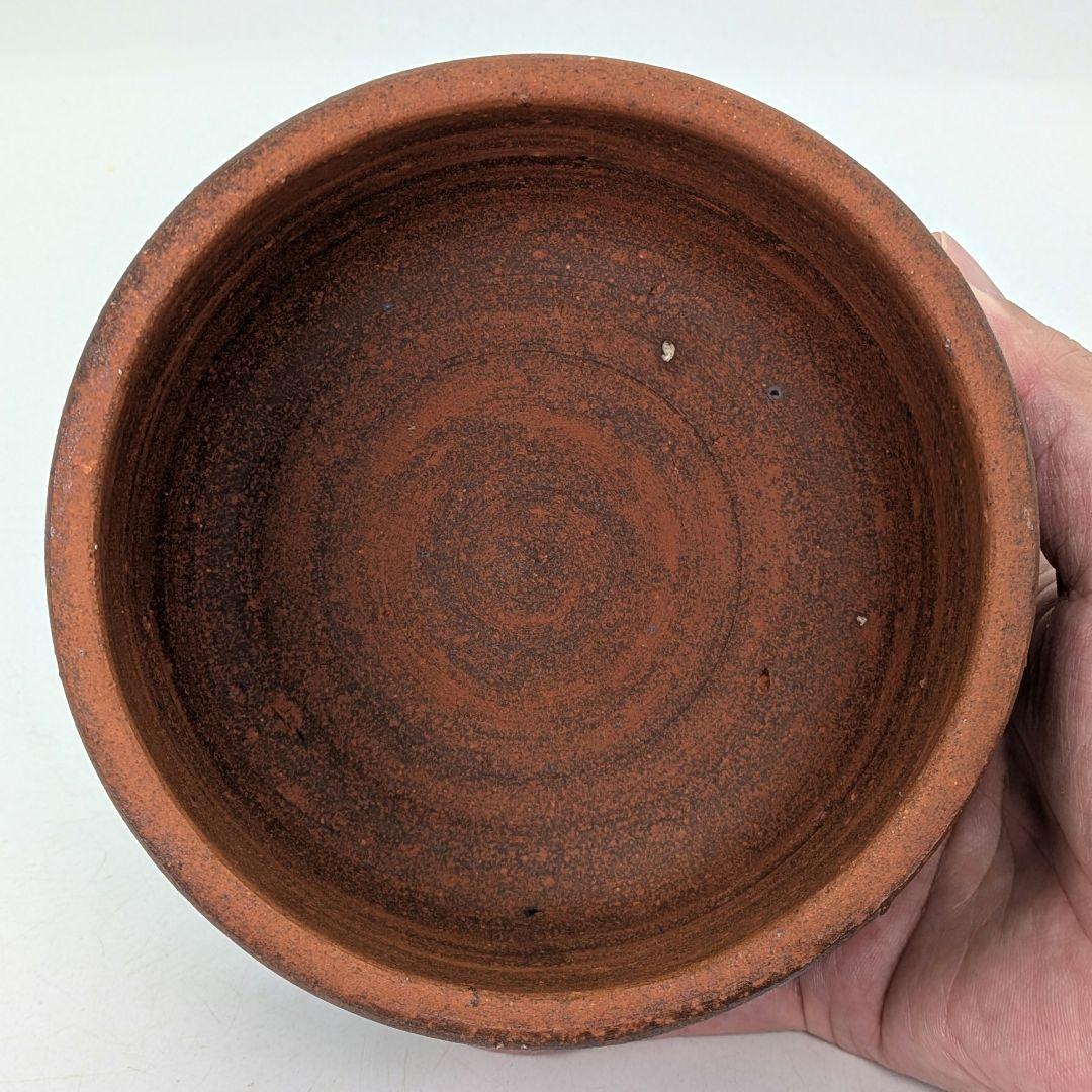 岡山県重要無形文化財 伊勢崎満 備前焼 建水 共箱栞 抹茶道具 茶器 茶こぼし