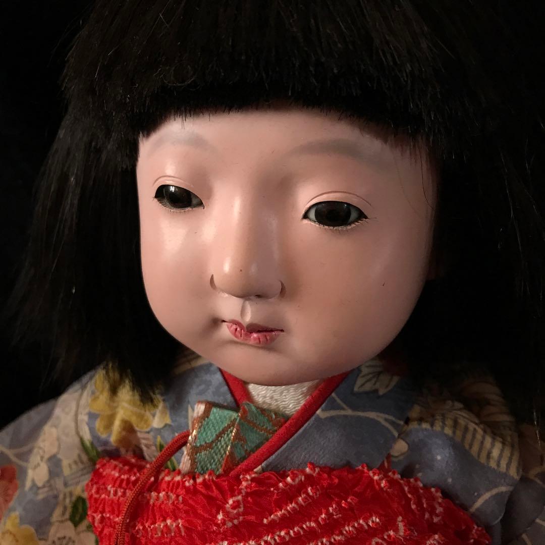 市松人形　春水　12号　昭和初期　鳴きます