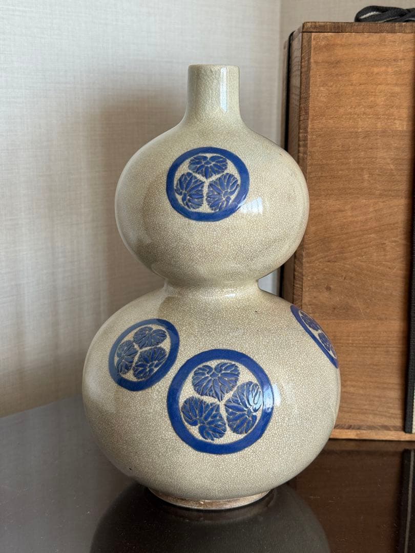 仁清写瓢形花瓶