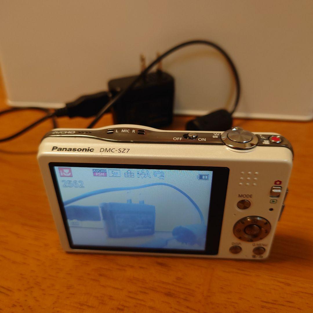Panasonicデジカメ LUMIX DMC-SZ7 ホワイト