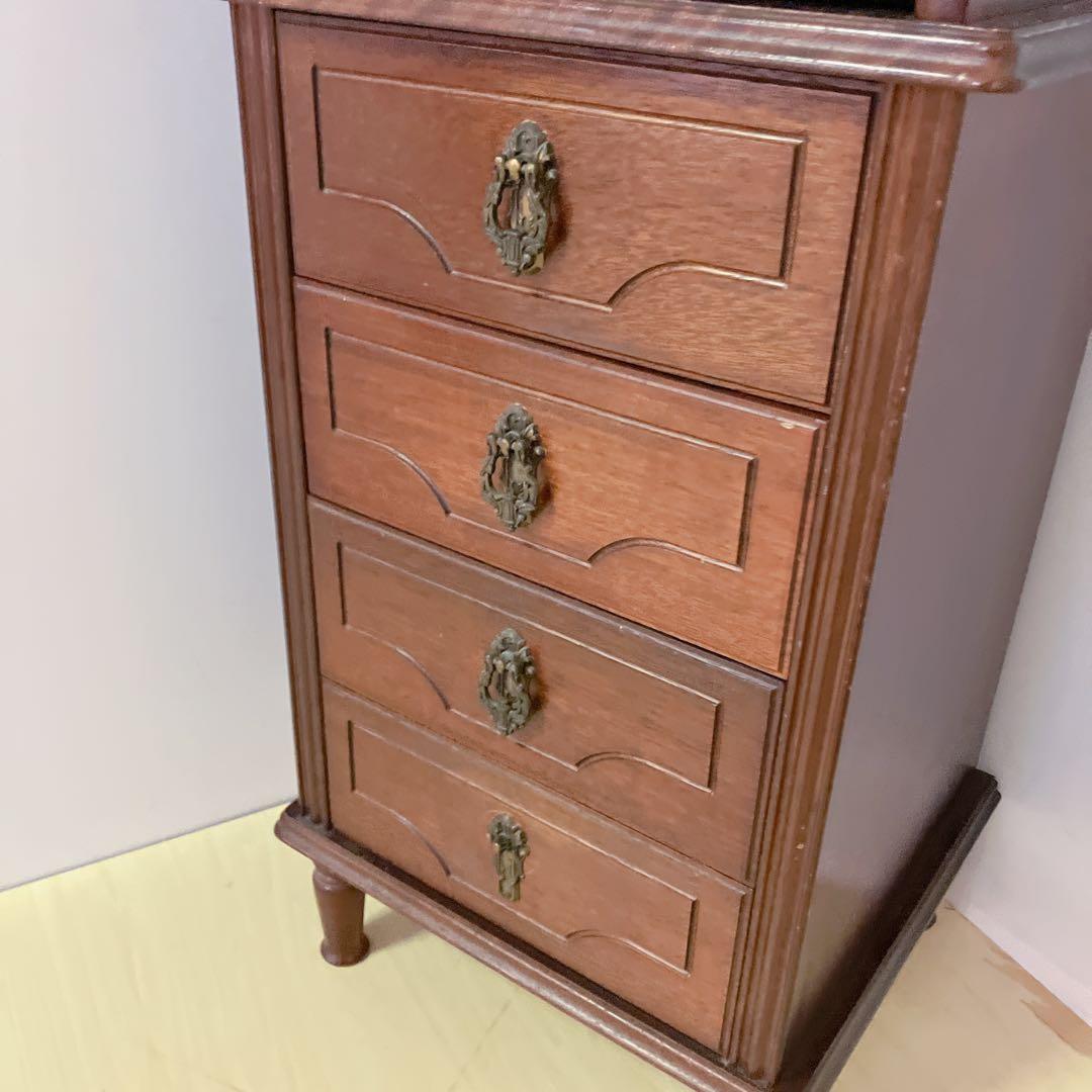 木製　電話台　FAX台　ビューロー　サイドチェスト　サイドラック　デスク