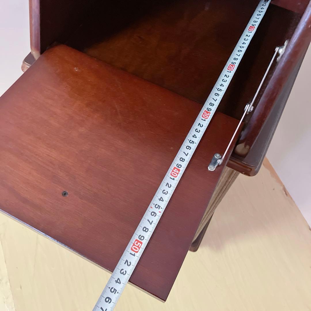 木製　電話台　FAX台　ビューロー　サイドチェスト　サイドラック　デスク