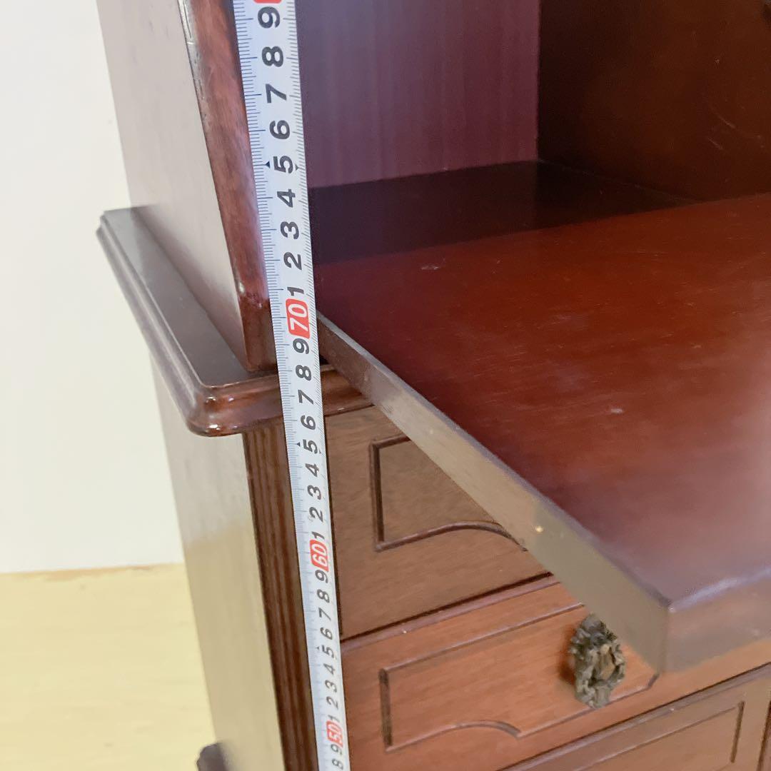 木製　電話台　FAX台　ビューロー　サイドチェスト　サイドラック　デスク