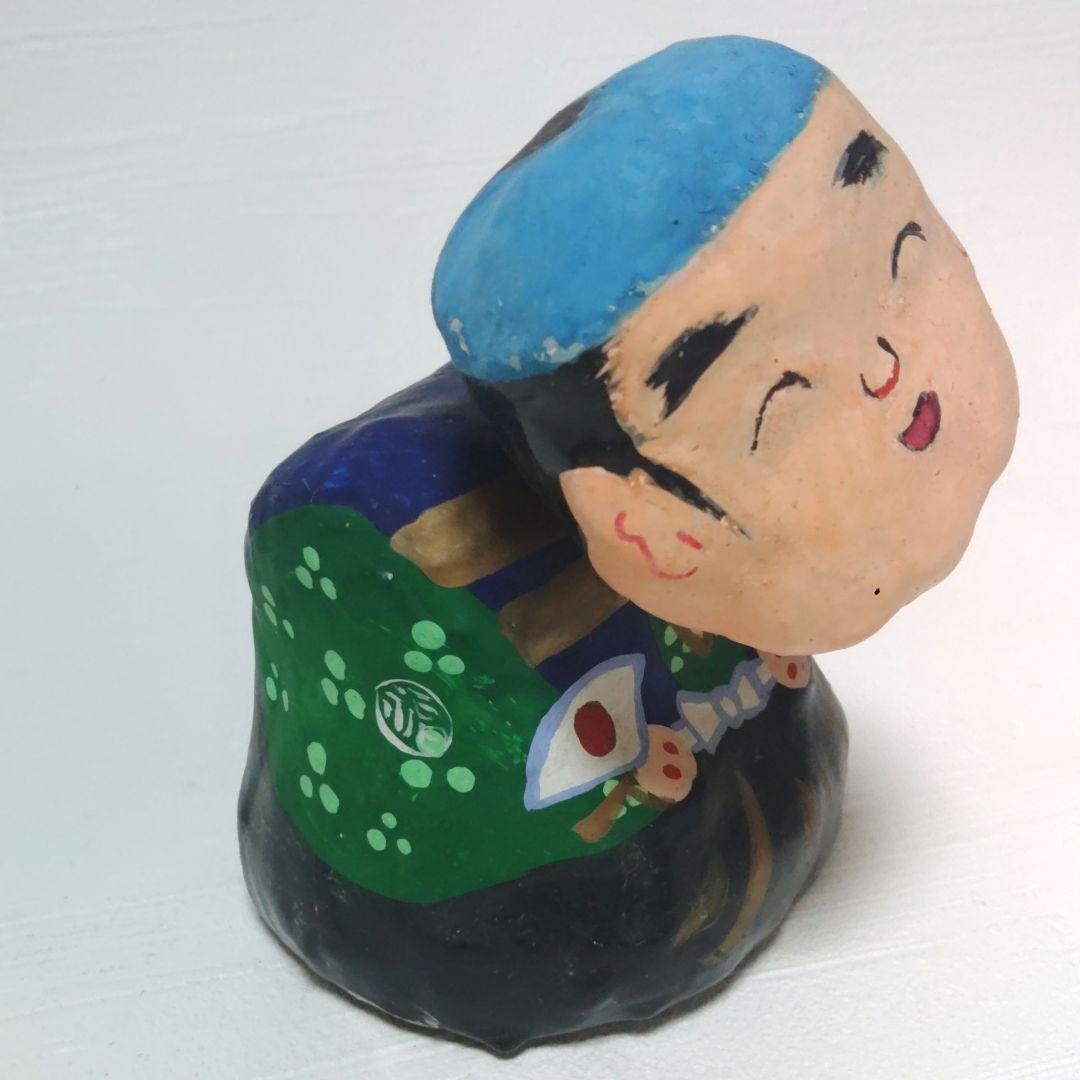 春日部張り子　踊り福助　首ふり人形　五十嵐健二　カ10